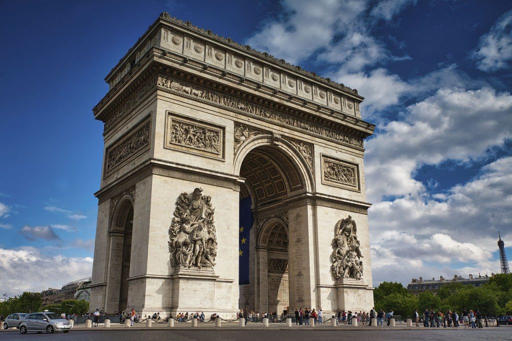 arc de triomphe, paris, landmark-5432392.jpg