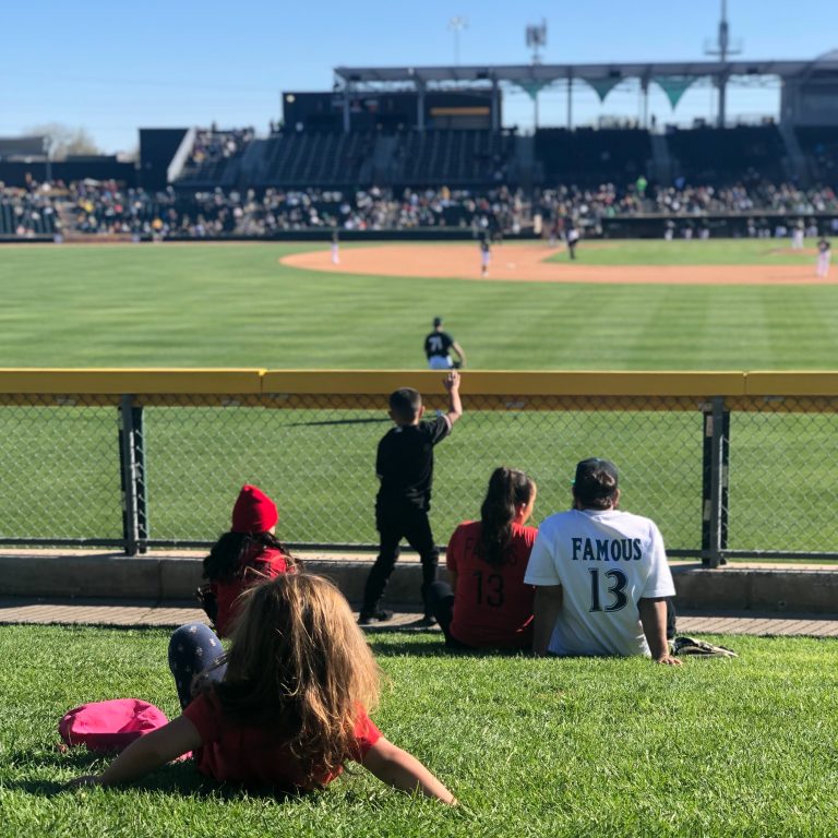 How to Visit Hohokam Stadium and see the Oakland Athletics at Spring Training with your Kids