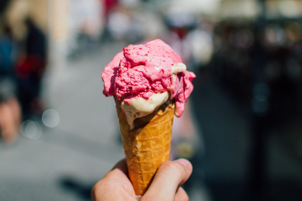 ice cream, cone, strawberry ice cream-926426.jpg