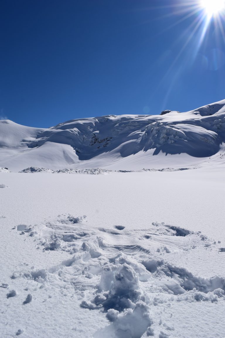 snow angel glacier helicopter ride franz josef nz