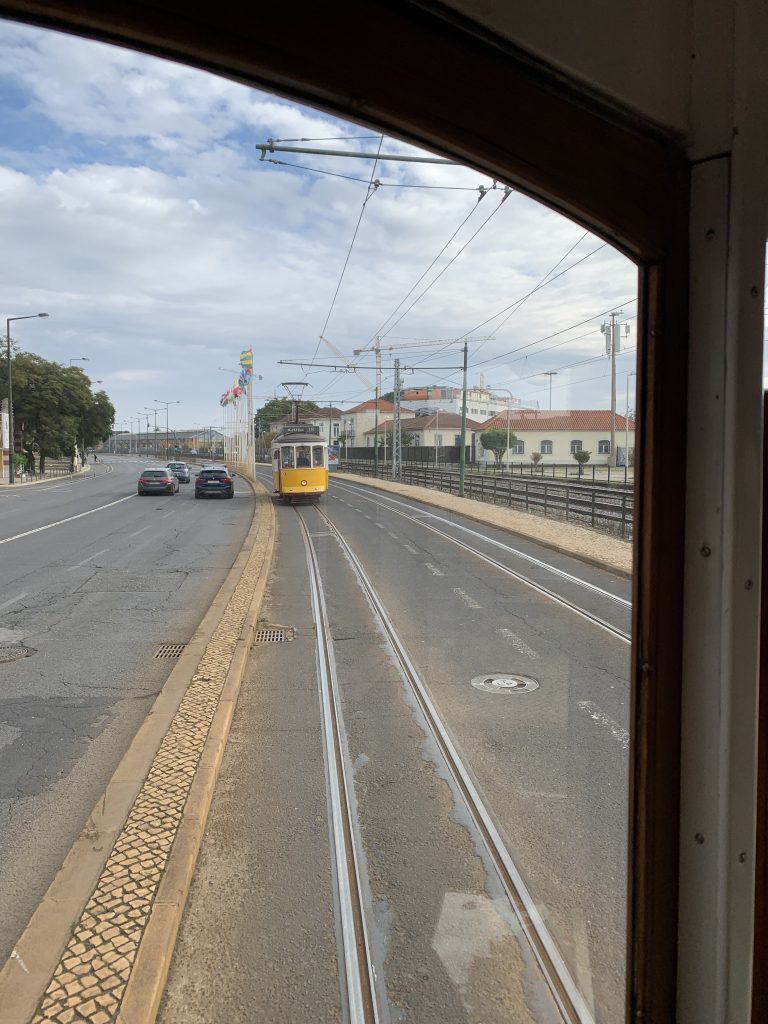 A trolley in Lisbon